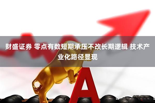 财盛证券 零点有数短期承压不改长期逻辑 技术产业化路径显现