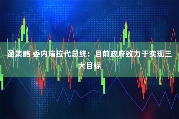 盈策略 委内瑞拉代总统：目前政府致力于实现三大目标